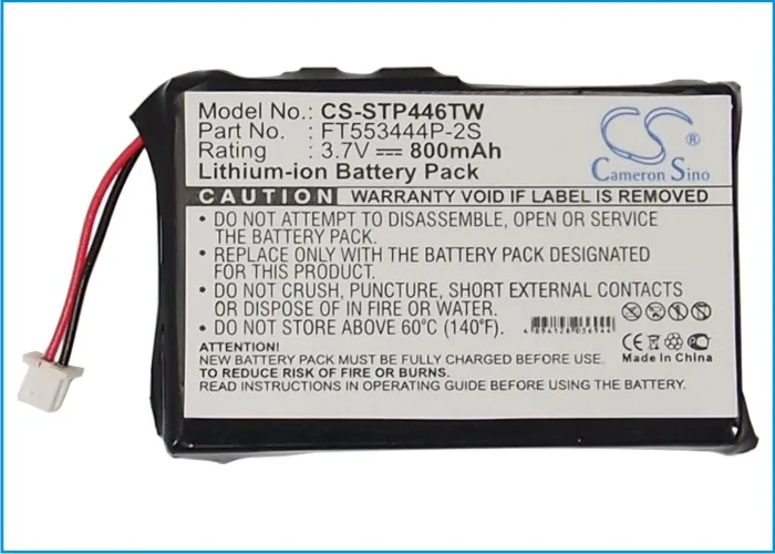 

Двухсторонняя радиосвязь, батарея для Stabo FT553444P-2S freecomm 600 Set PMR 446 20640 Topcom Twintalker 7100 800mAh