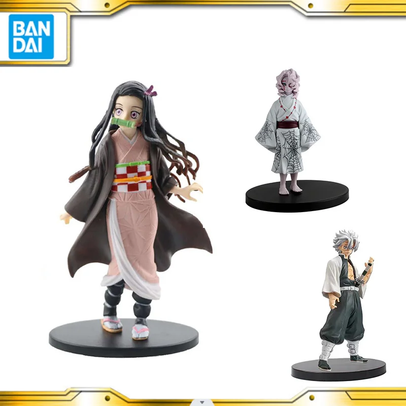 

Anime 15CM Demon Slayer Kimetsu No Yaiba Figure Kamado Tanjirou Action Figure Agatsuma Zenitsu Nezuko Warrior PVC Model Toys