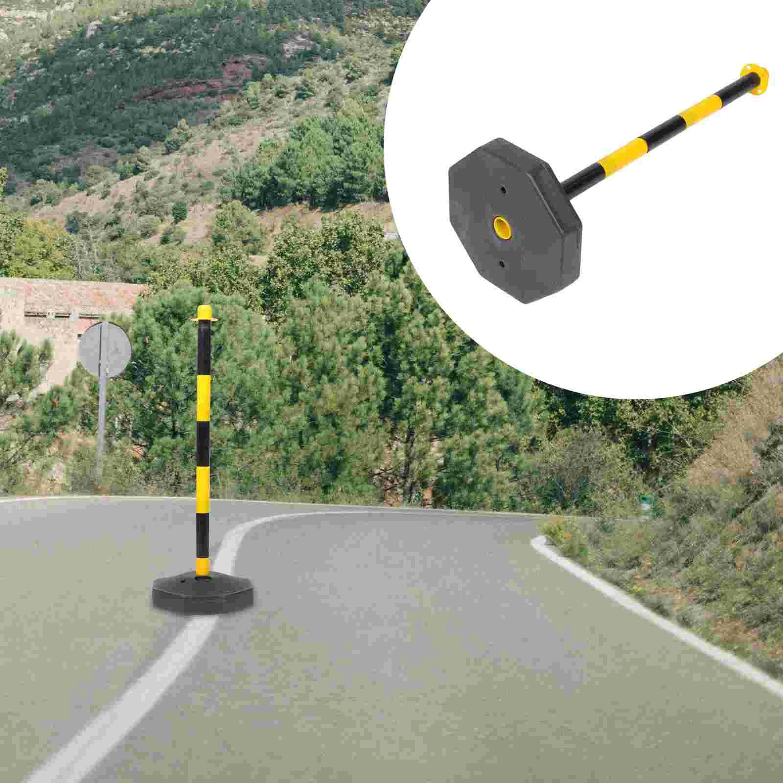 

Traffic Safety Post Cones Barrier Parking Delineator Bollard Warning Road Stanchion Poles Column Pole Cone Sign Base Barricade