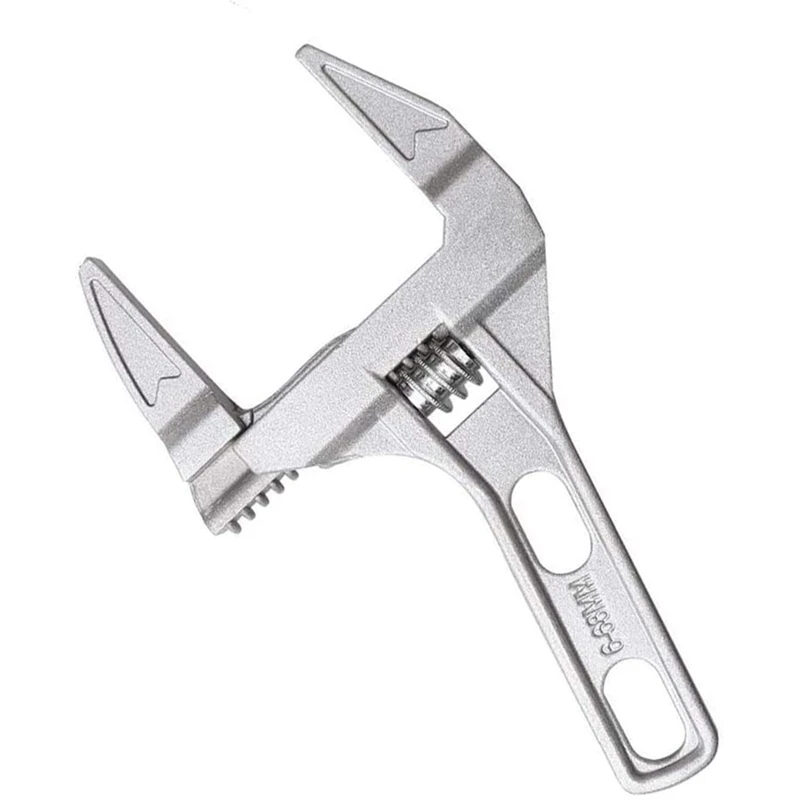 

AT14 Adjustable Wrenches 6-68Mm Wide Jaw Wrench Bathroom Wrench Hand Tools For Tightening Or Loosening Nuts And Bolts