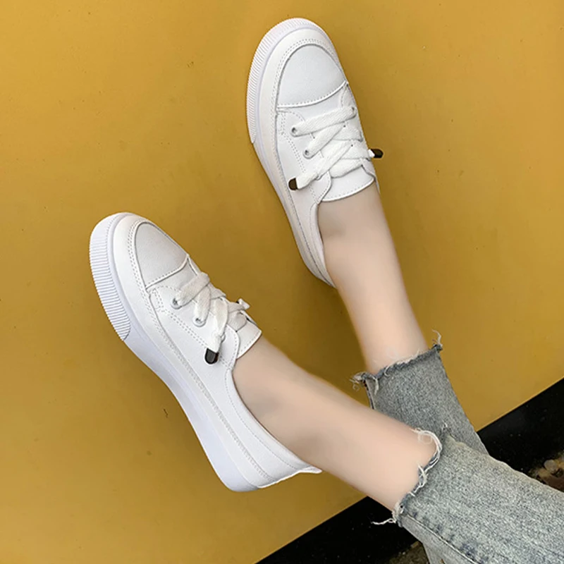 

Sneakers Women Flat Casual Sapatilha Feminina Zapatillas De Deporte Chaussure Femme Solid Zapatos Mujer Primavera Verano 2022