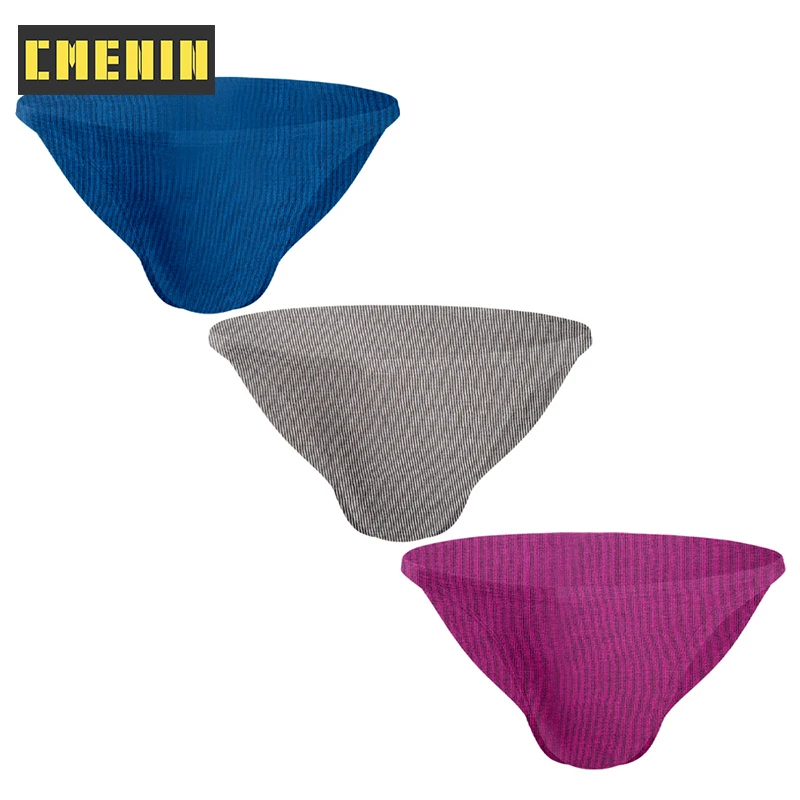 

3Pcs Cotton Jockstrap Underwear Man Brief Low Waist Innerwear Gay Sexy Men's Panties Briefs Men Underpants Mens Swim AD7112