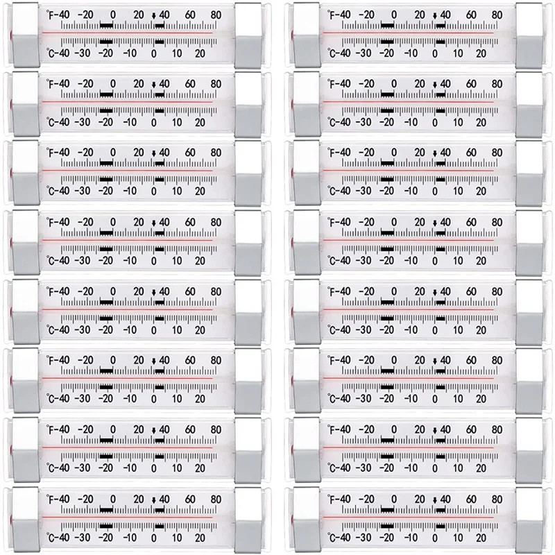 

20 Packs Freezer Kitchen Thermometer Refrigerator Thermometer Cooler Thermometer For Kitchen Home Supplies