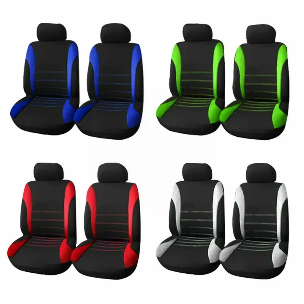 

Car Seat Covers Protective Cover Fit Most Car Truck Covers Protect Breathable SUV Practical Van Auto Polyester Cloth Fabric K4D2