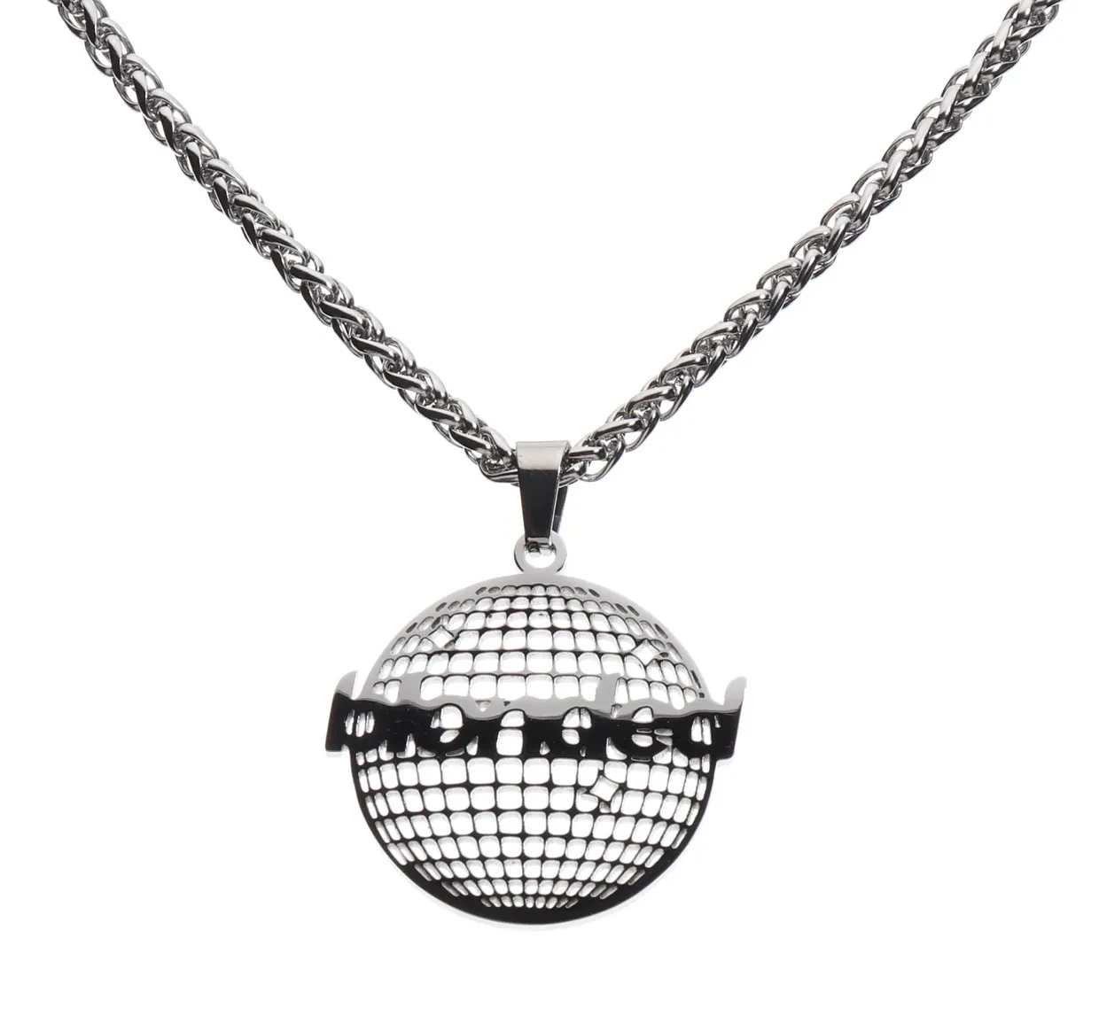 Niche Design Blonded Pendant Necklace Men And Women Hip-Hop Personality Couple Fashion Street All-Match Jewelry Accessories