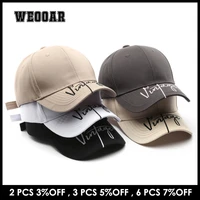 weooar 2022 vintage baseball cap for women men trucker hats fitted summer sun bone adjustable black hip hop caps gorras mz355