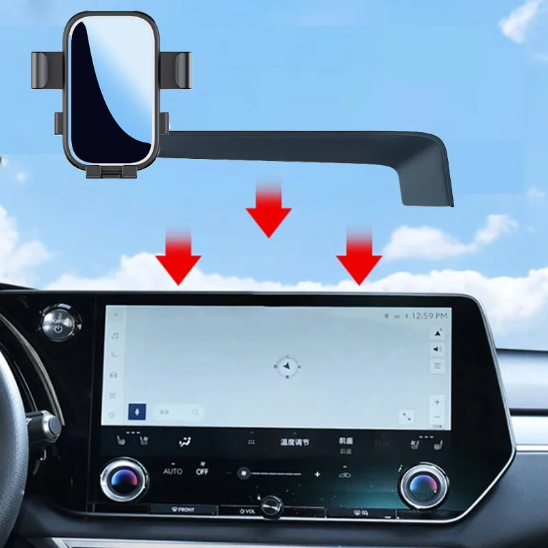 Автомобильный держатель телефона для Lexus RX 350 500 2023 14-дюймовый экран с