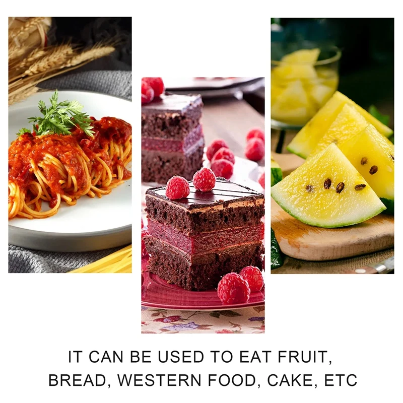 Набор столовых вилок из нержавеющей стали 6 шт. Посуда радужного цвета набор