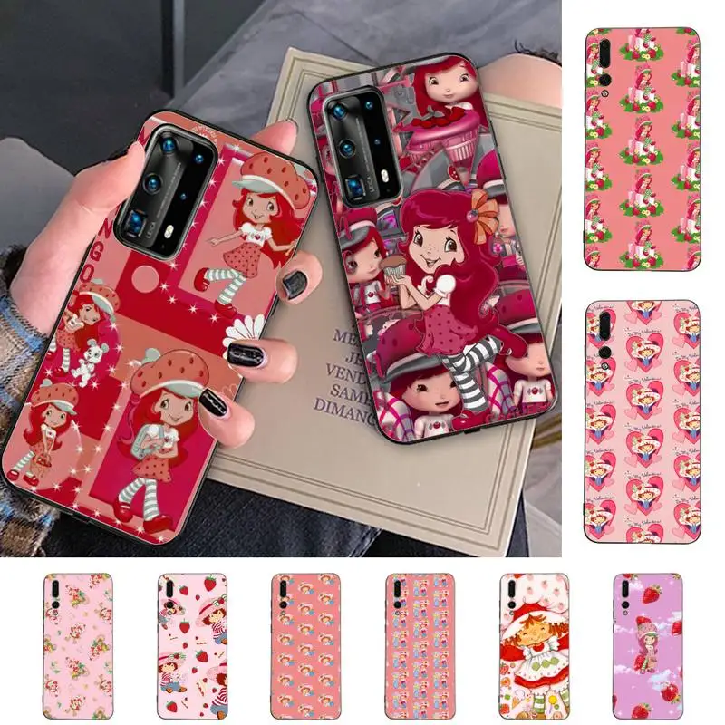 

Strawberry Shortcake Girl Phone Case for Huawei P30 40 20 10 8 9 lite pro plus Psmart2019