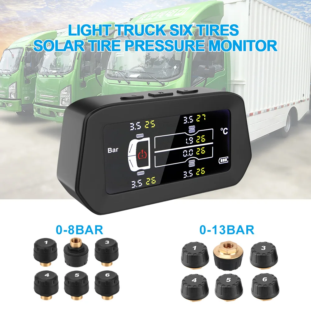 

Система сигнализации для грузовых автомобилей, 6 шин, светильник ЖК-дисплей