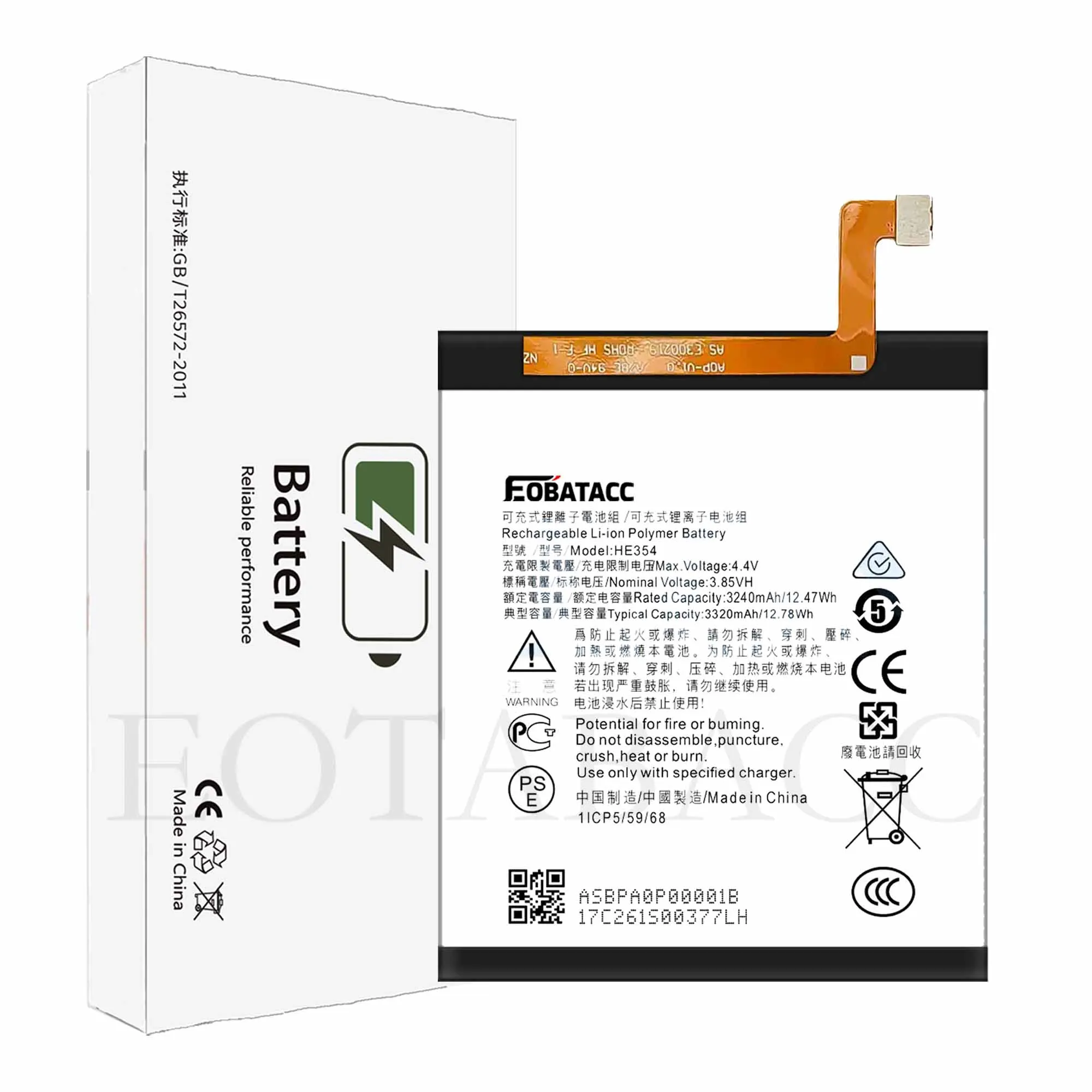 EOTABACC 100% оригинальный новый сменный аккумулятор HE354 для Nokia NK9/NK9-2018/9 Pureview телефона +