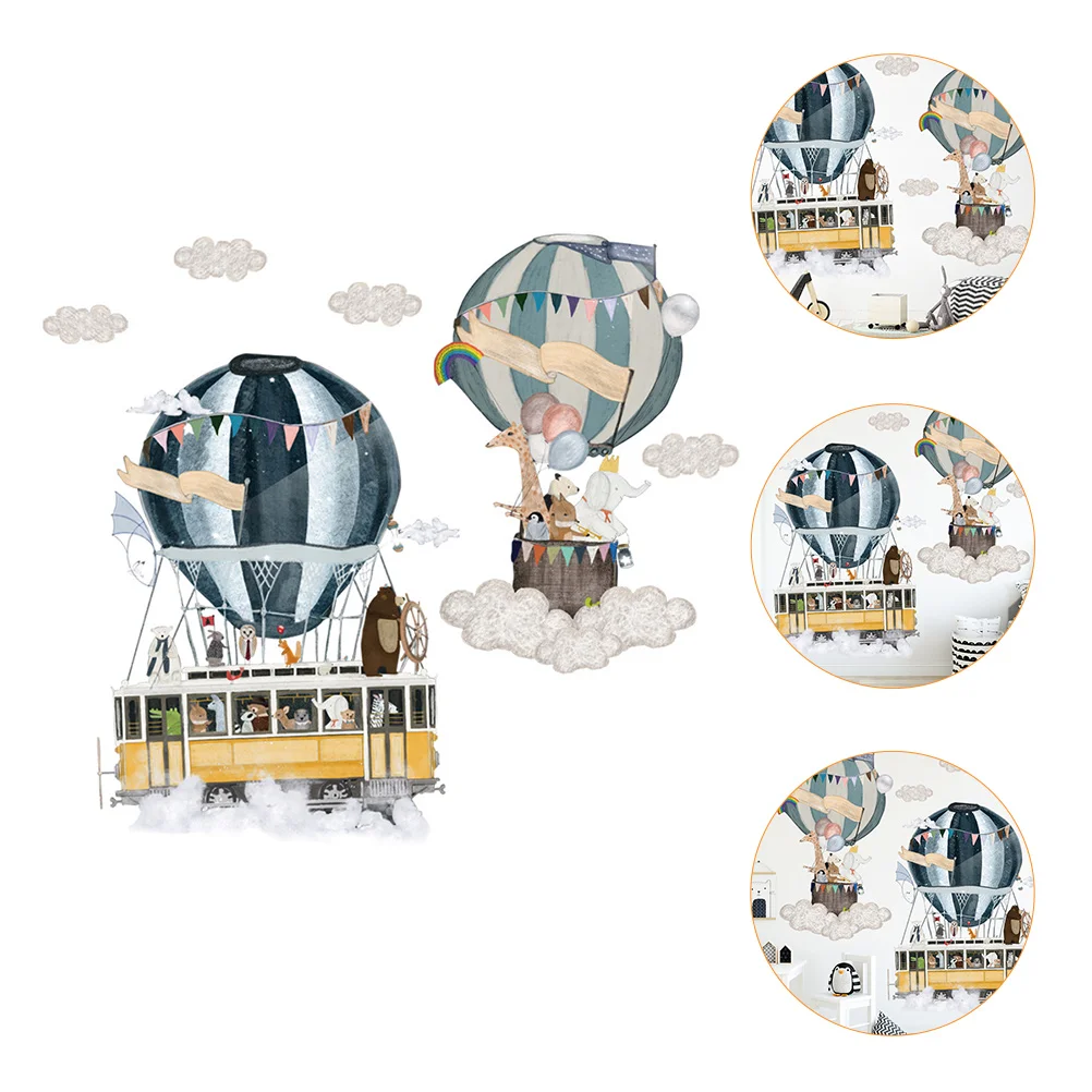 

Wall Sticker Decal Nursery Kids Room Animal Cartoon Stickers Forremovable Wallpaper Transfers Lovely Mural Playroom Adventure