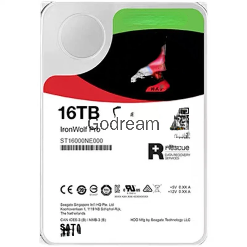 Жесткий диск для Seagate 3,5 дюймов 16T Cool Wolf PRO Enterprise сервер ...