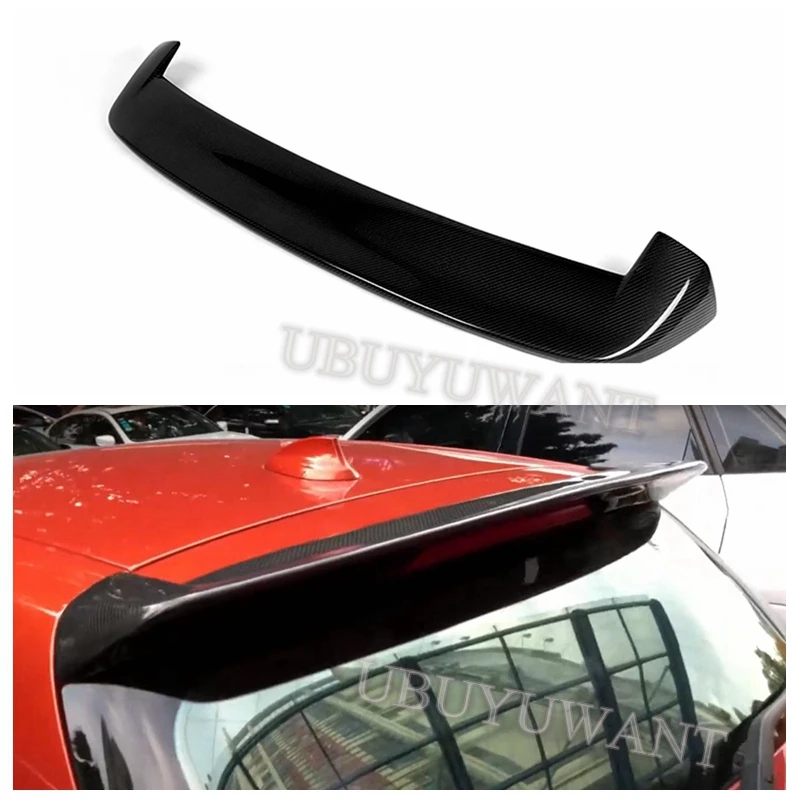 

Carbon Fiber Pattern Rear Trunk Window Roof Spoiler For BMW 1 Series Hatchback F20 F21 118i 125i 2012-2021 Tail Rear Top Wings