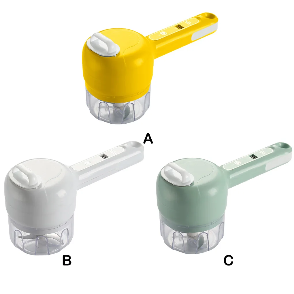 

Electric Garlic Mud Masher Chopper Usb Food Pressing Mixer Processor Potato Shredder Meat Mincer Kitchen Household Yellow