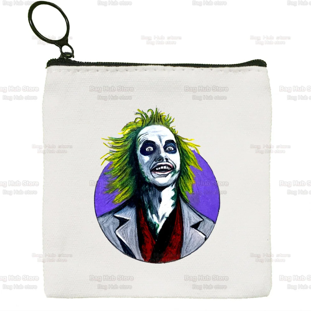 Beetlejuice Awesome Strange and Unusual Wallets Coin Pocket Vintage Male Purse Function Boy and Girl Wallet with Card Holders