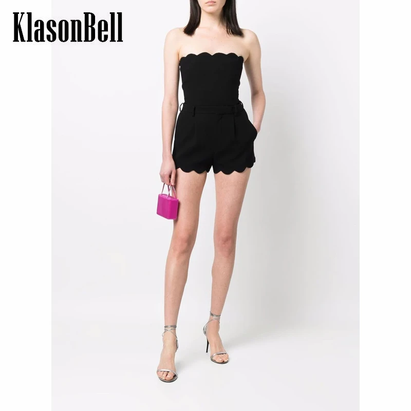 

5,31 KlasonBell женский комбинезон с бисером и открытыми плечами