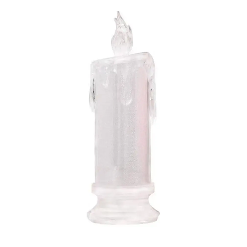 

LED Flameless Candle Lights Battery Operated Acrylic Electronic Tears Candle Lamp Wedding Party Christmas Home Decor