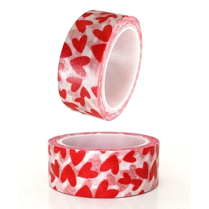 

Декоративная бумажная лента "Red Love Heart", ZWT4016