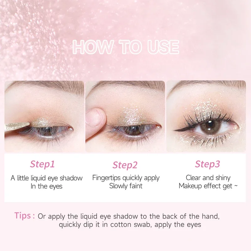 Блестящая металлическая подводка для глаз 1 шт. блестящая с бриллиантами