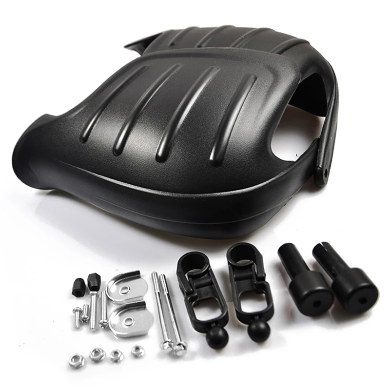 

Black Motorcycle 2Pcs Guards Pair Handguard Shield 29*20*11.5cm Deflector Protector PP Wind Practical Best 2018