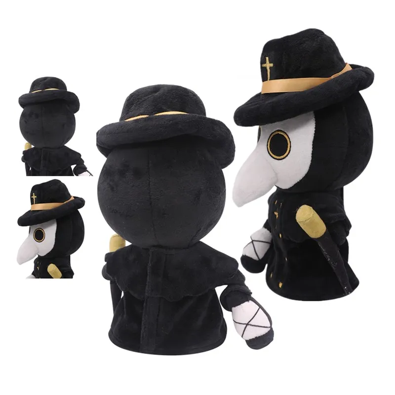 

Чумного доктора, косплей, плюшевые игрушки, Мультяшные мягкие игрушки, талисман, Хэллоуин, карнавал, день рождения, подарки на Рождество для детей и взрослых, 20 см