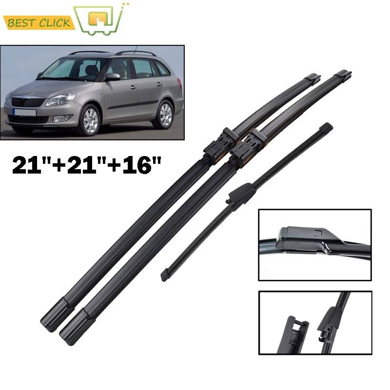 

Комплект щеток стеклоочистителя Misima для Skoda Fabia 5J Combi Estate спереди и сзади 2007 2008 2009 2010 2011 2012 2013