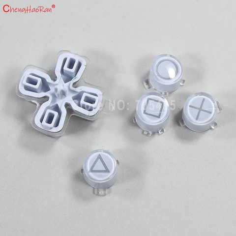 1 шт., сменная кнопка с кристаллами для контроллера PS5, Dpad и ABXY, триггерная кнопка, запасные части для PS5 V1 V2 V3, вариант