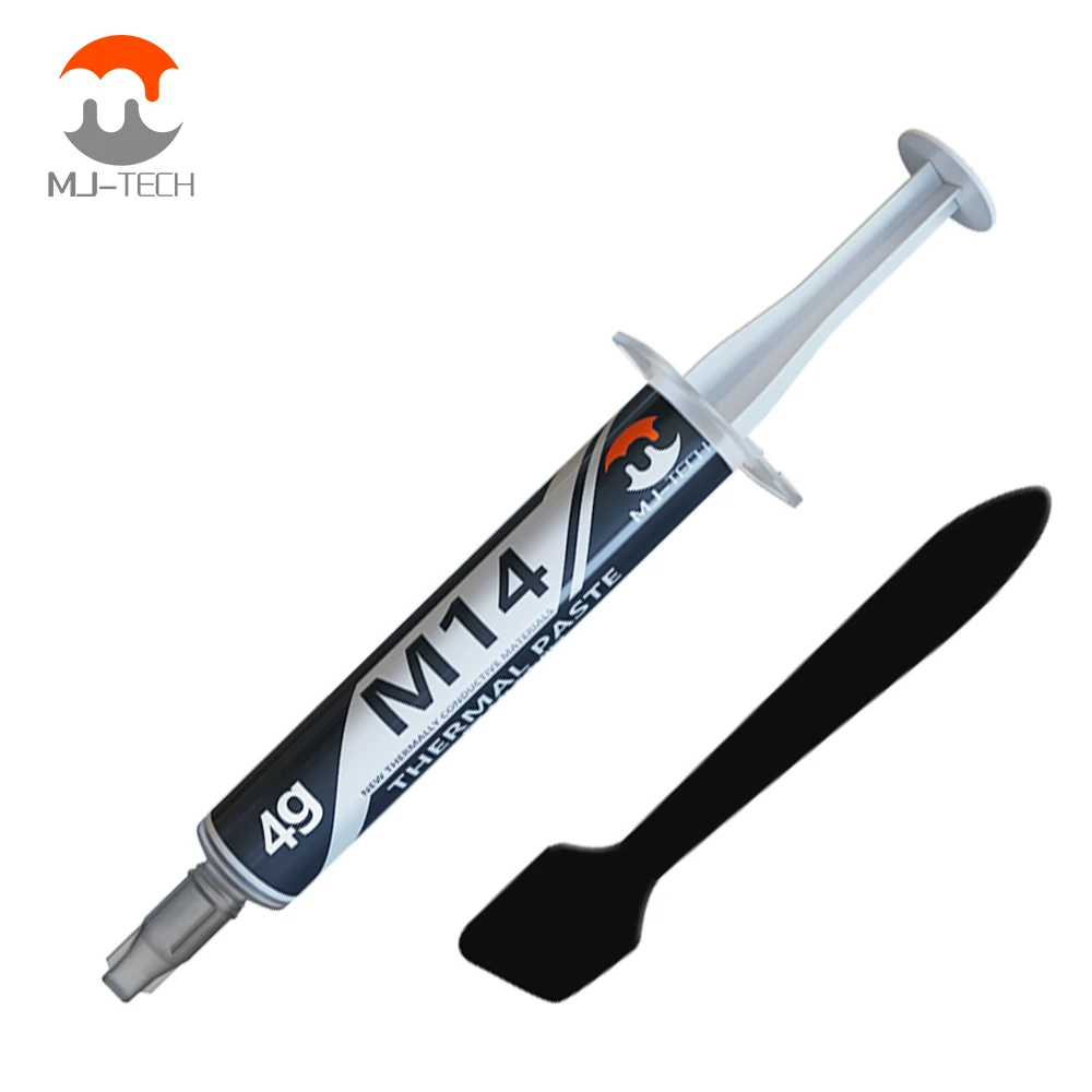 MJ-TECH pasta térmica 12.4w 14.8w desempenho graxa condutora térmica para refrigerador de cpu/ventilador/gpu/ps5/laptop/jogo pc