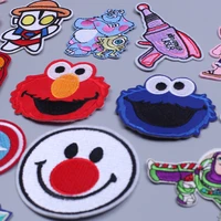 cute animals thermoadhesive fusible patches applique iron on embroidered patches for clothing cartoon anime patche t shirt badge