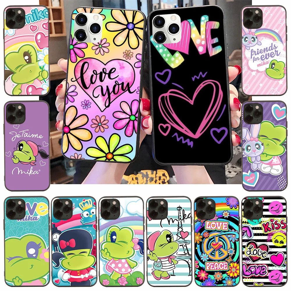 Мягкий чехол ZY7 Mika Love из силикона и ТПУ для Realme 3 3I 5 5I Φ 6 6S 6I 7 7I C17 C15 C2 C3 X2 XT Pro