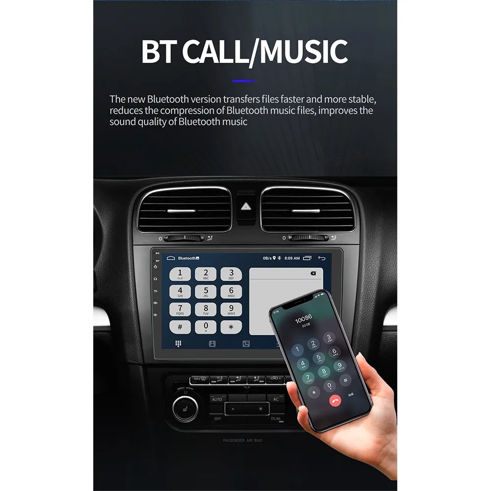 

Truck Sat Nav GPS Navigation Set USB Charging 2 Channels 2 DIN Car Stereo GPS Wifi