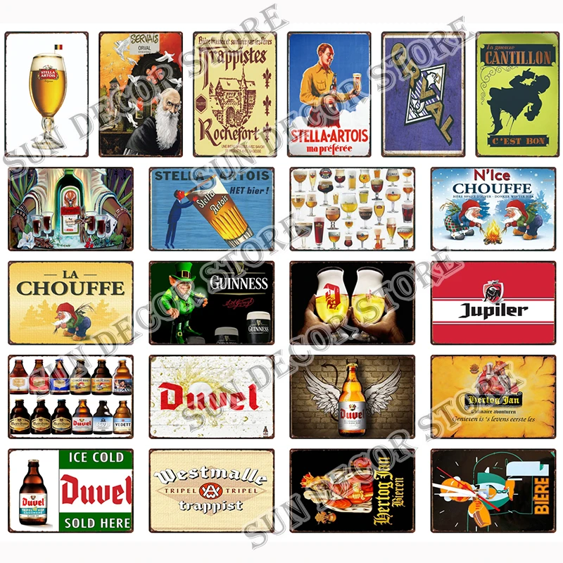 

Belgium Dutch Beer Jupiler Tripel Retro Vintage Metal Tin Signs Poster for Room Bar Pub Club Man Cave Wall Decoration A-193