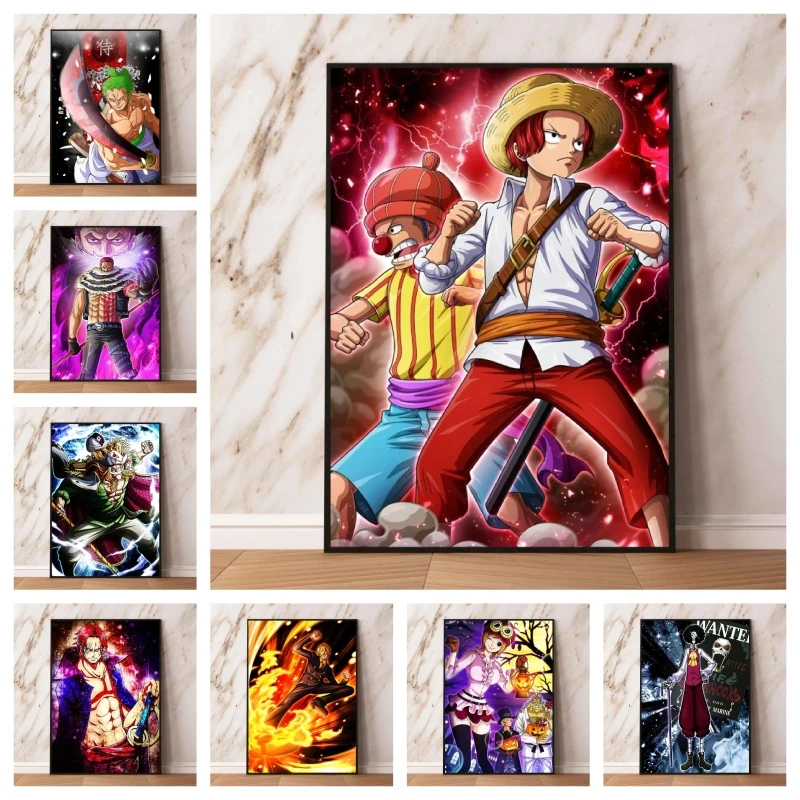 

Canvas Artwork Painting One Piece Roronoa Zoro Picture Wall Decoration Aesthetic Poster Gifts Modern Living Room Modular Prints