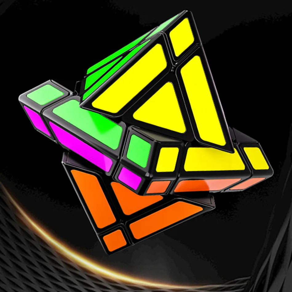 Фото Новый FanXin Fun FTO вращающийся октаедр 3x3 шестиугольная призма волшебный куб специальной формы скорость Непоседа Cubo Magico игрушки-головоломки подарки №2