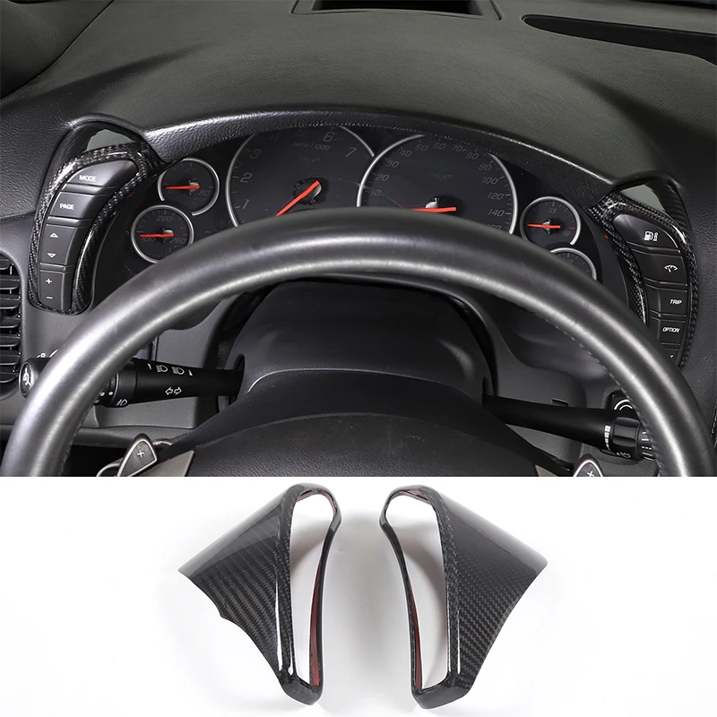 

Для Chevrolet Corvette C6 2005-2013 кнопки регулировки приборной панели автомобиля отделка рамка наклейка из настоящего углеродного волокна аксессуары для интерьера