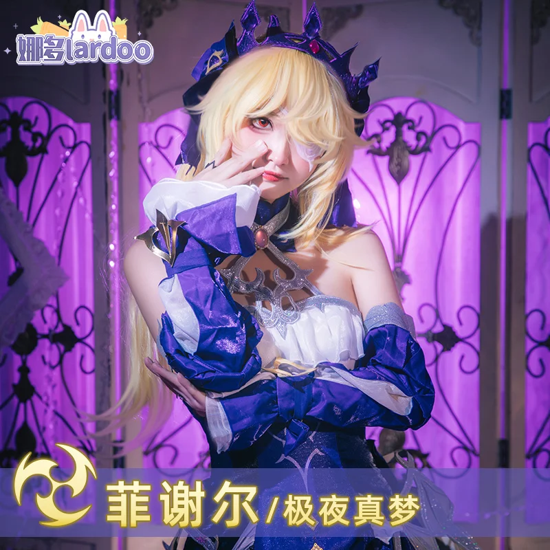 Nado Genshin Impact Cos Fisher Polar Night Real Dream Skin Imperial дочь косплей платье игра анимация одежда