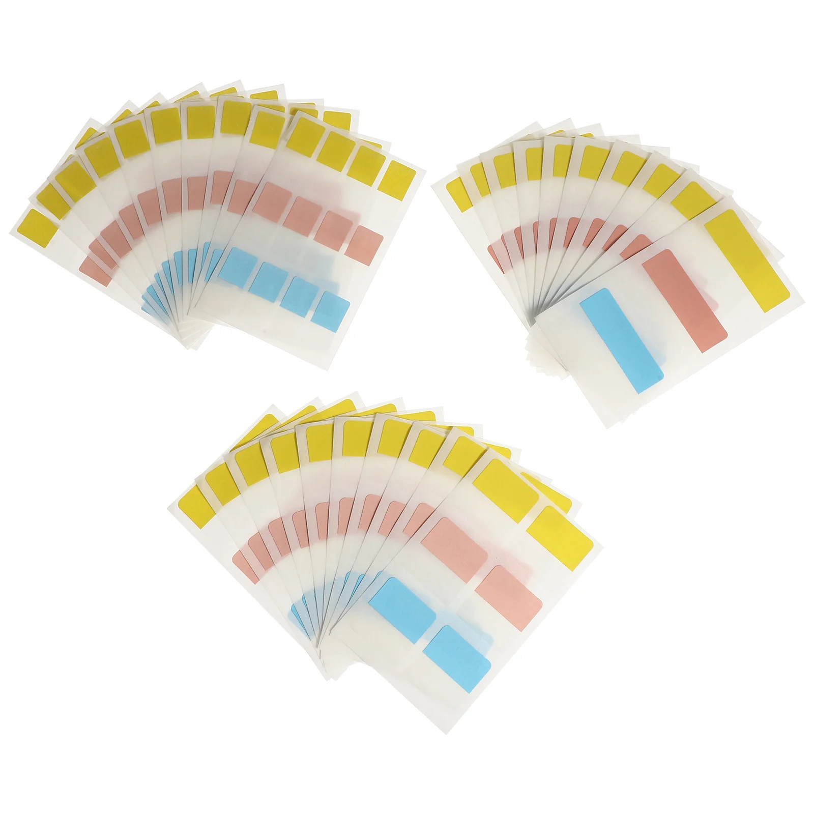 

240pcs Multipurpose Memo Stickers Sticky Pads Self-stick Notepads Books Labels