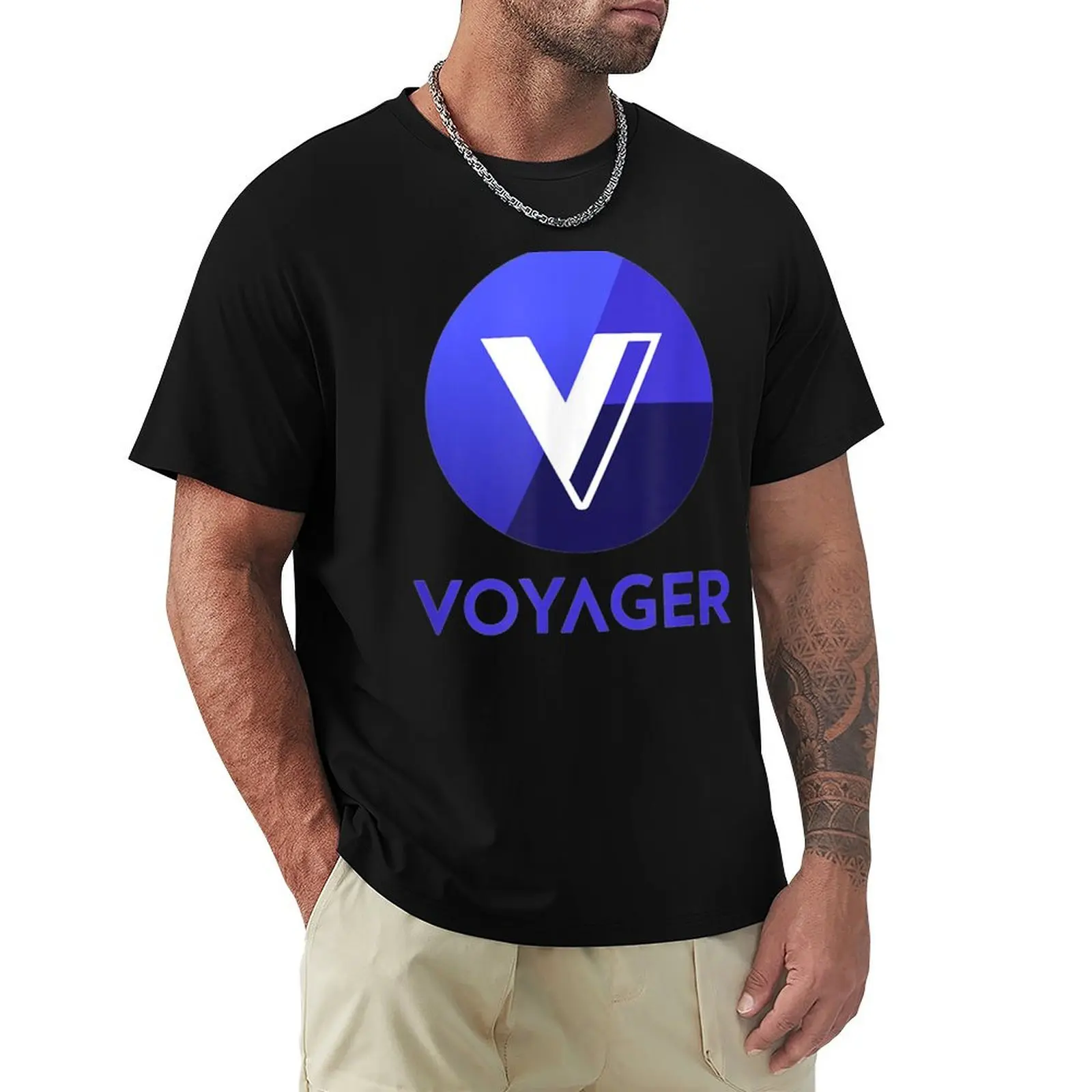 Voyager Token-футболка с криптовалютом VGX летний топ мужские футболки животным принтом