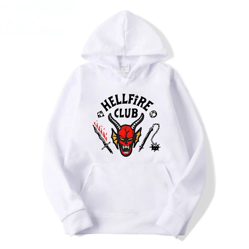 

2022 Autumn Hot Stranger Things 4 Hellfire Club Hoodie Women/Men Aesthetic Graphic T Shirt Funny Daily Casual Sweatshirt Tops