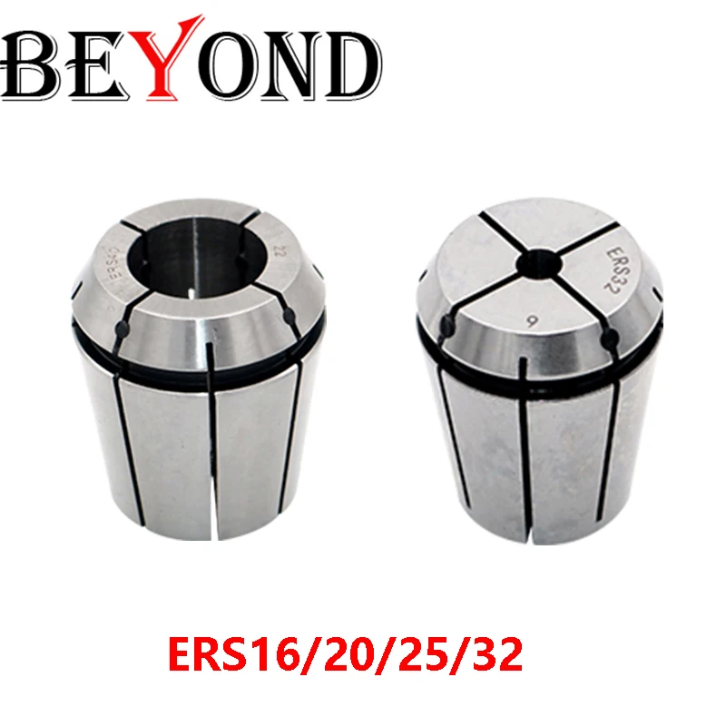 

BEYOND 1Pcs ERS ERS16 ERS20 ERS25 ERS32 3-20 High Precision Mill Water Stop Spring Collet Rubber Sealing Chuck Machine Tools