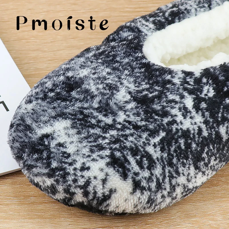 Женские тапочки Зимние домашние Замшевые носки Плюшевые теплые Тапочки унисекс