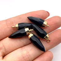 wholesale multicolor chili shape pendant natural stone for jewelry making diy handmade accessories beaded decoration fashion