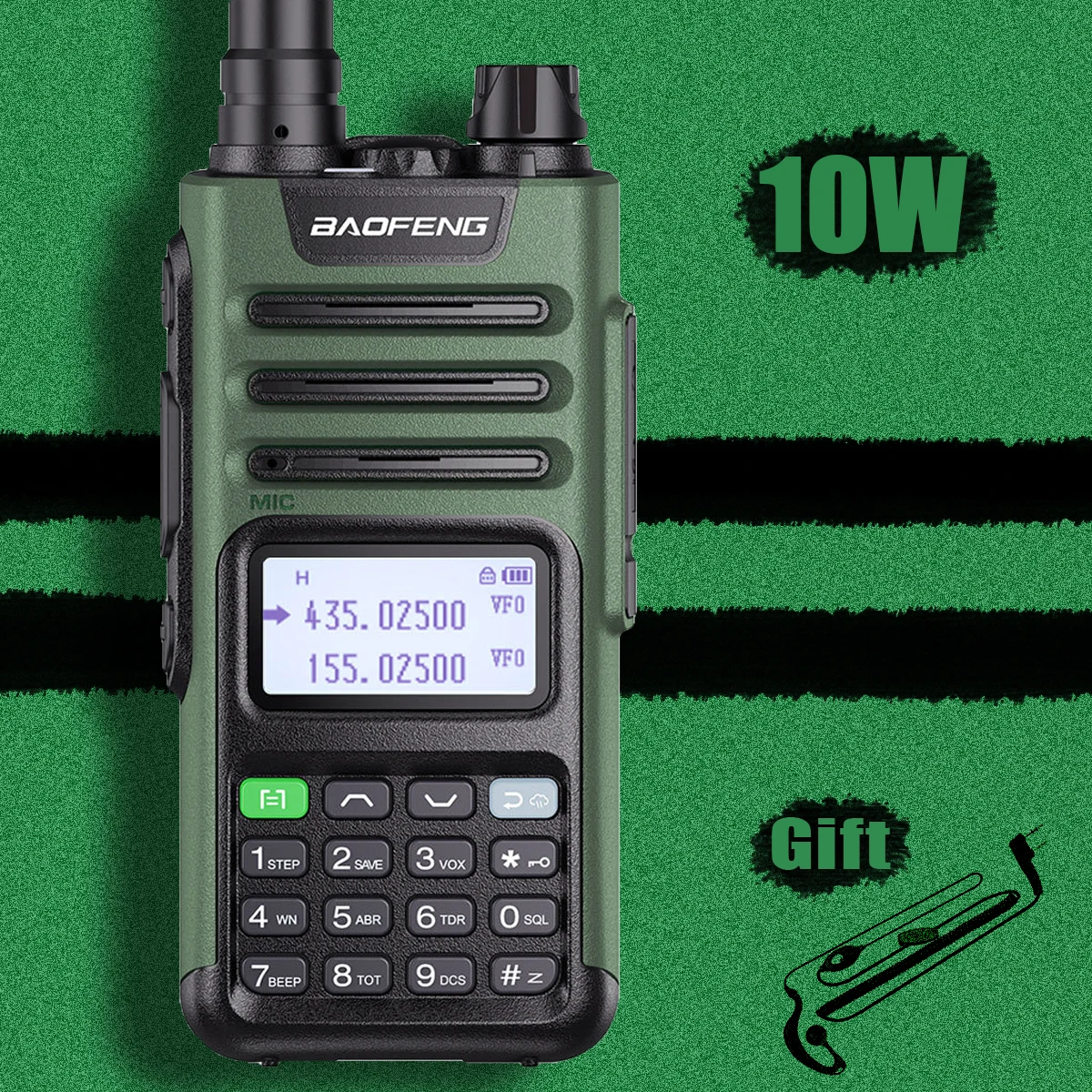 Bao feng walkie talkie long range amateur radio two way radios UV-13PRO protable radio powerful Push-button phone for hunting