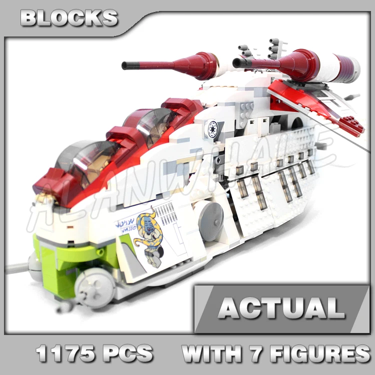 

1175 шт. Звездный план, солдатский корабль, Летающий Велосипед, Skywalker 05041, строительные блоки, игрушки, совместимые с моделью