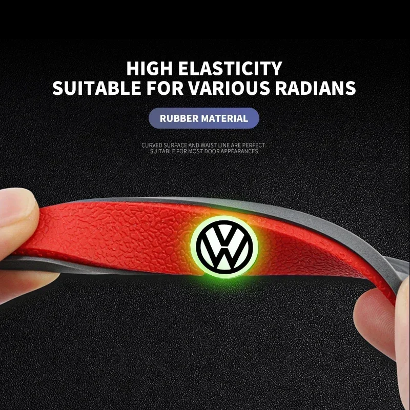 4 шт. резиновая полоса на бампер дверь автомобиля эмблема наклейка для
