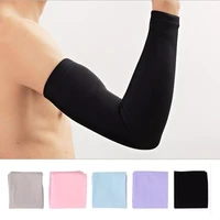 1 pair men women cycling arm sleeve running bicycle cycling cuff sun protection cuff cover protective anti sweat arm warmers