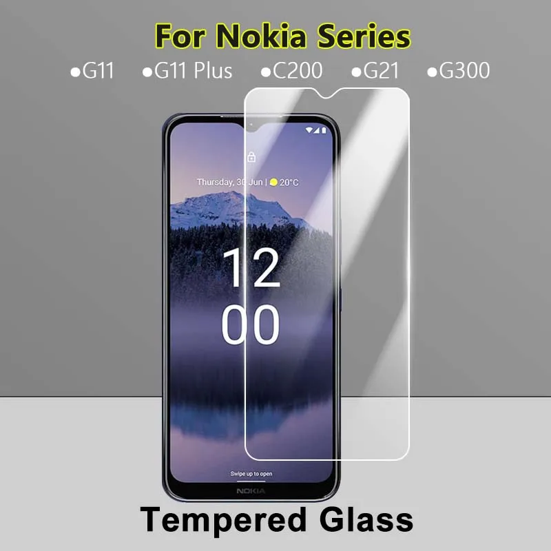 

5Pcs Screen Protector For Nokia G11 G21 G60 C200 G300 C30 G50 Plus Ultra Slim Clear 2.5D 9H Tempered Glass Guard Protective Film