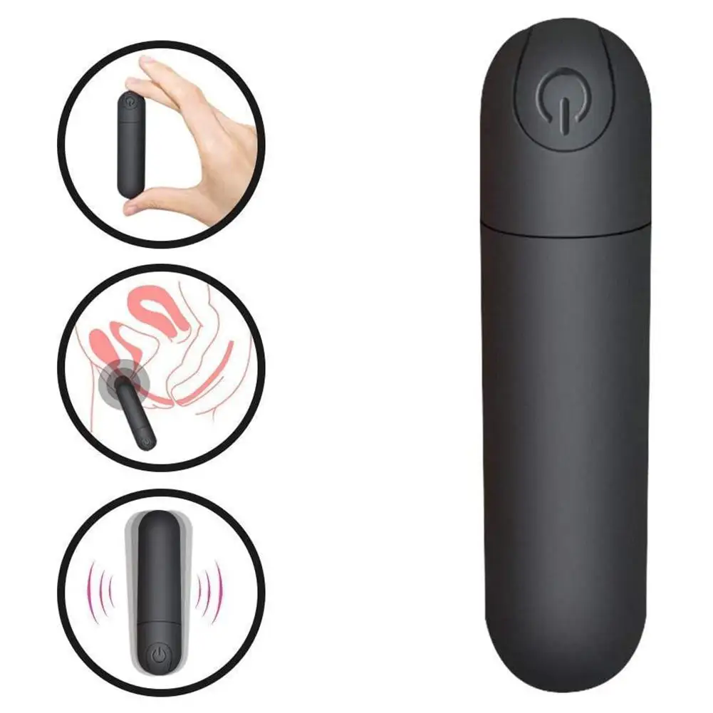 

USB Charging 10 Speeds Mini Bullet Vibrators Massager Sex Toys For Women Female Clitoral Stimulator Vaginal G Spot Masturbation
