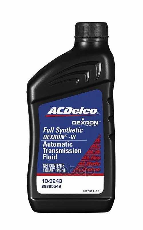 Масло Трансмиссионное Синтетическое 946мл Atf Dexron Vi ACDelco арт. 109243|Детали для ремонта